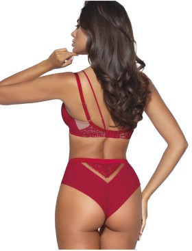 Бюстгальтер пуш-ап Novika HARPER N01 PUSH UP красный, Цвет: красный, Размеры: 80C, изображение 6