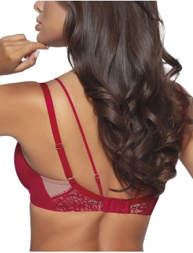 Бюстгальтер полупоролон Novika HARPER N02 PU крансый, Цвет: красный, Размеры: 95B, изображение 3