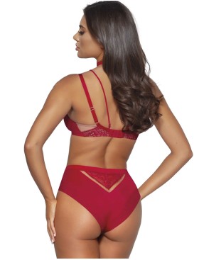 Бюстгальтер пуш-ап Novika HARPER N01 PUSH UP красный, Цвет: красный, Размеры: 80C, изображение 8