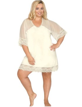 Сорочка Akcent 503 экрю, Цвет: экрю, Размеры: XL, изображение 3