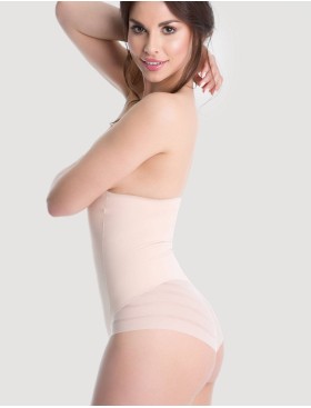 Трусы корректирующие Julimex 141 FIGI WYSOKA TALIA Z SIATKA телесный, Цвет: телесный, Размеры: S, изображение 2