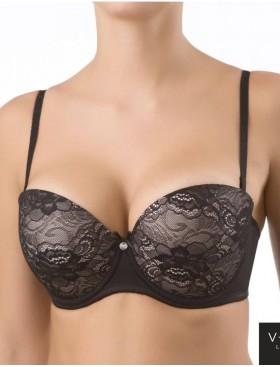 Бюстгальтер балконет VOVA APHELIA V68522 черный, Цвет: черный, Размеры: 75D