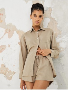 Комплект с шортами Aruelle CLEO SET, Цвет: льняной, Размеры: S, изображение 3