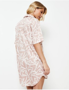 Сорочка-рубашка Aruelle MILEY, Цвет: пыльная роза, Размеры: XS, изображение 2