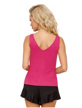 Вискозная пижама с шортами Donna CANDY 1/2 pyjamas, Цвет: фуксия, Размеры: S, изображение 2