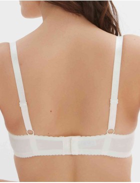 Бюстгальтер балконет Elli 7055 молоко, Цвет: молоко, Размеры: 75D, изображение 2