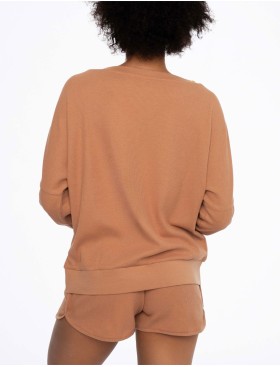 Пижама женская с шортами Esotiq DESSERT 41249 коричневый, Цвет: коричневый, Размеры: S, изображение 2