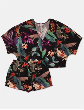 Пижама из вискозы с шортами Esotiq DAYLIGHT 41266, Цвет: мульти, Размеры: S, изображение 5