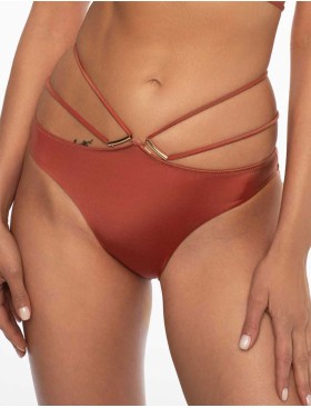 Плавки с оригинальным поясом Esotiq THEA 41553 терракотовый, Цвет: терракотовый, Размеры: S