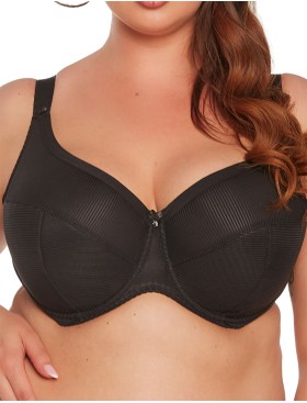 Бюстгальтер с поддержкой плюс Gaia 1058 SONIA PU Maxi черный, Цвет: черный, Размеры: 70L