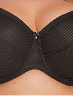 Бюстгальтер с поддержкой плюс Gaia 1058 SONIA PU Maxi черный, Цвет: черный, Размеры: 70L, изображение 4