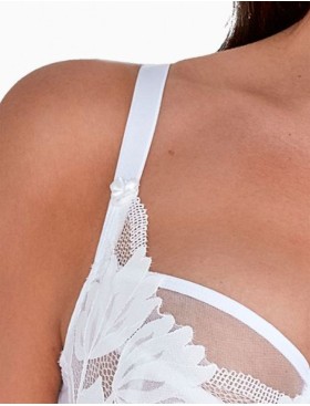 Бюстгальтер мягкий Gaia 1135 NIKE M белый, Цвет: белый, Размеры: 70I, изображение 4