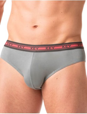 Мужские слипы Key MPP 178 A24 (2 шт) графит + серый, Цвет: графит + серый, Размеры: L, изображение 2