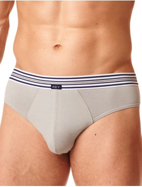 Мужские слипы Key MPP 273 B22 (2 шт) синий + серый, Цвет: синий + серый, Размеры: L, изображение 2