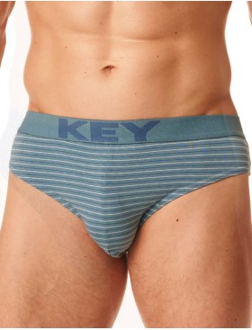 Мужские слипы Key MPP 399 B22 (2 шт) синий + голубой, Цвет: синий + голубой, Размеры: L, изображение 2