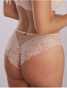 Трусы бразилиана миди Kinga LUNA 1101/3-P светло-бежевый, Цвет: светло-бежевый, Размеры: 3XL, изображение 2