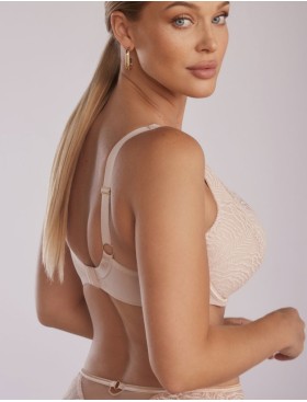 Бюстгальтер на тонком поролоне Kinga LUNA 1102-BC светло-бежевый, Цвет: светло-бежевый, Размеры: 70I, изображение 2