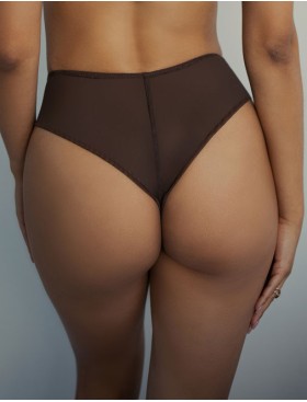 Трусики бразилиана Kris Line BROWNIE stringshorts, Цвет: шоколадный, Размеры: 2XL, изображение 2