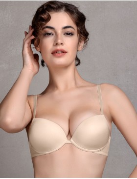 Бюстгальтер пуш-ап гелевый Mioocchi ADELE 7530 cipria, Цвет: cipria (пудровый), Размеры: 80C, изображение 3