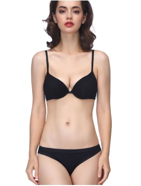 Бюстгальтер пуш-ап гелевый Mioocchi ADELE 7530 nero, Цвет: nero (черный), Размеры: 80C, изображение 8