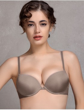 Бюстгальтер пуш-ап гелевый Mioocchi ADELE 7530 stone, Цвет: stone (кофейный), Размеры: 80C, изображение 4