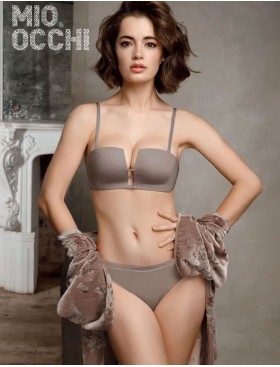 Бюстгальтер планж с пуш-ап Mioocchi ADELE 7534 stone, Цвет: stone (кофейный), Размеры: 90D, изображение 6