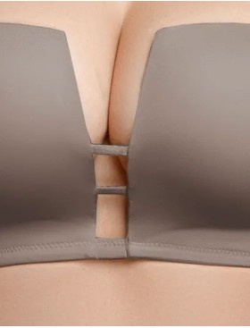 Бюстгальтер планж с пуш-ап Mioocchi ADELE 7534 stone, Цвет: stone (кофейный), Размеры: 90D, изображение 3