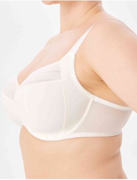 Бюстгальтер-минимайзер мягкий Milavitsa 107630 приглушенный белый, Цвет: приглушенный белый, Размеры: 90H, изображение 3