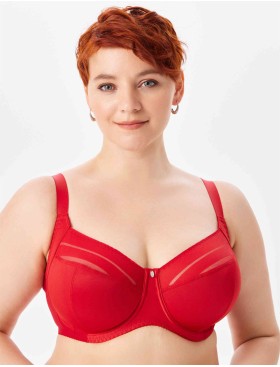 Бюстгальтер-минимайзер мягкий Milavitsa 107630 рубин/нюд, Цвет: рубин/нюд, Размеры: 90G, изображение 5