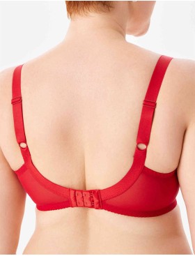 Бюстгальтер-минимайзер мягкий Milavitsa 107630 рубин/нюд, Цвет: рубин/нюд, Размеры: 90G, изображение 2