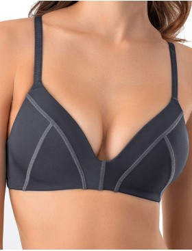 Бюстгальтер без косточек Mioocchi RIANA 8157 perla blu, Цвет: perla blu (серо-сини, Размеры: 80A