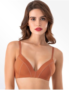 Бюстгальтер без косточек Mioocchi RIANA 8157 terracotta, Цвет: terracotta (терракот, Размеры: 80A, изображение 3