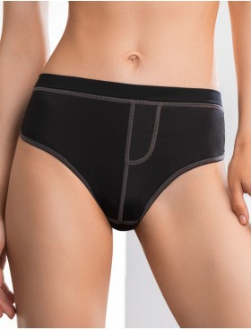 Трусы брифы Mioocchi RIANA 8257 nero, Цвет: nero (черный), Размеры: S