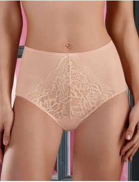 Высокие трусы слипы Mioocchi MALENA 8218 cipria, Цвет: cipria (пудровый), Размеры: XL