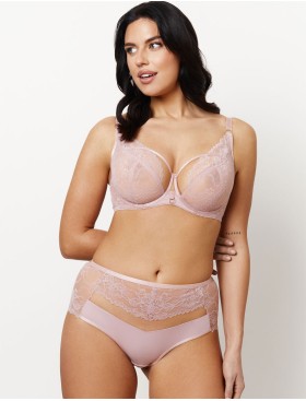 Трусы высокие женские Subtille ROSALIE high-waist, Цвет: пыльная роза, Размеры: M, изображение 3