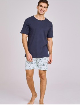 Мужская хлопковая пижама Taro AARON 3193-01, Цвет: синий, Размеры: L, изображение 2