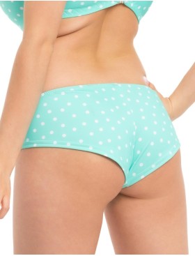 Плавки бразилиана в горошек Akcent 2425 braz, Цвет: аквамарин, Размеры: 2XL, изображение 2