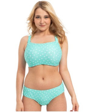 Плавки бразилиана в горошек Akcent 2425 braz, Цвет: аквамарин, Размеры: 2XL, изображение 3