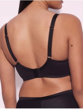 Бюстгальтер уплотненный Alles DIAMANTE U черный, Цвет: черный, Размеры: 90B, изображение 2