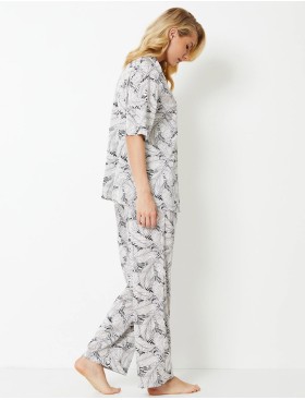 Женская пижама Aruelle KLAUDIE, Цвет: молочный/черный, Размеры: S, изображение 3