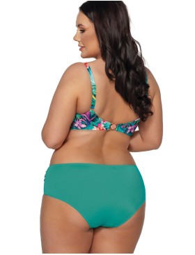 Женские плавки с драпировкой Ava PARADISE SF206/3, Цвет: бирюза, Размеры: XL, изображение 4