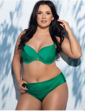 Зеленый купальник мягкая чашка и бразилиана Ava JADE SK183M+SF183/3, Цвет: изумруд, Размеры: 90F, изображение 7