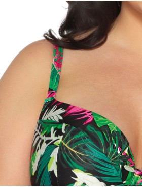 Верх купальника поролоновый Ava TROPICAL ISLAND SK201 U, Цвет: флора, Размеры: 100D, изображение 5