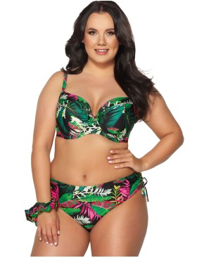 Верх купальника поролоновый Ava TROPICAL ISLAND SK201 U, Цвет: флора, Размеры: 100D, изображение 6