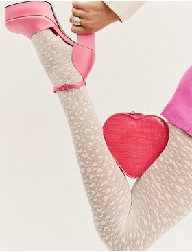 Колготки с узором Gabriella 313 LOVERS ecri 60 den, Цвет: экрю, Размеры: 2