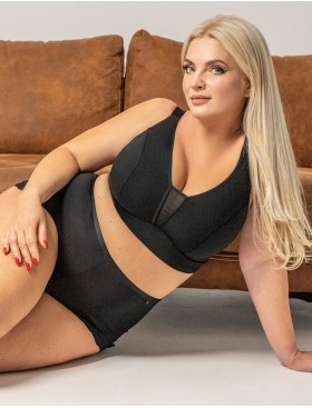 Трусы шорты Kris Line MARCELLA BLACK shorts micromodal, Цвет: черный, Размеры: 2XL, изображение 5