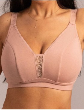 Бюстгальтер без косточек Kris Line MARCELLA POWDER micromodal, Цвет: пудровый, Размеры: 70DD