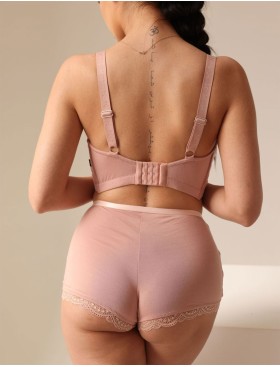 Трусы шорты Kris Line MARCELLA POWDER shorts micromodal, Цвет: пудровый, Размеры: 2XL, изображение 4