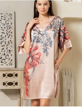 Туника с коротким рукавом Mia-Amore MUSE 7395, Цвет: пудровый, Размеры: S/M, изображение 3