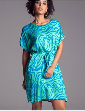 Платье-туника Mia-Amore SEVILLE 5061 зеленый/голубой, Цвет: зеленый/голубой, Размеры: L/XL